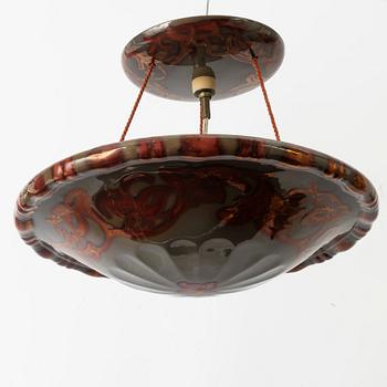 Taklampa, keramik, Höganäsbolaget, 1915-1926.
