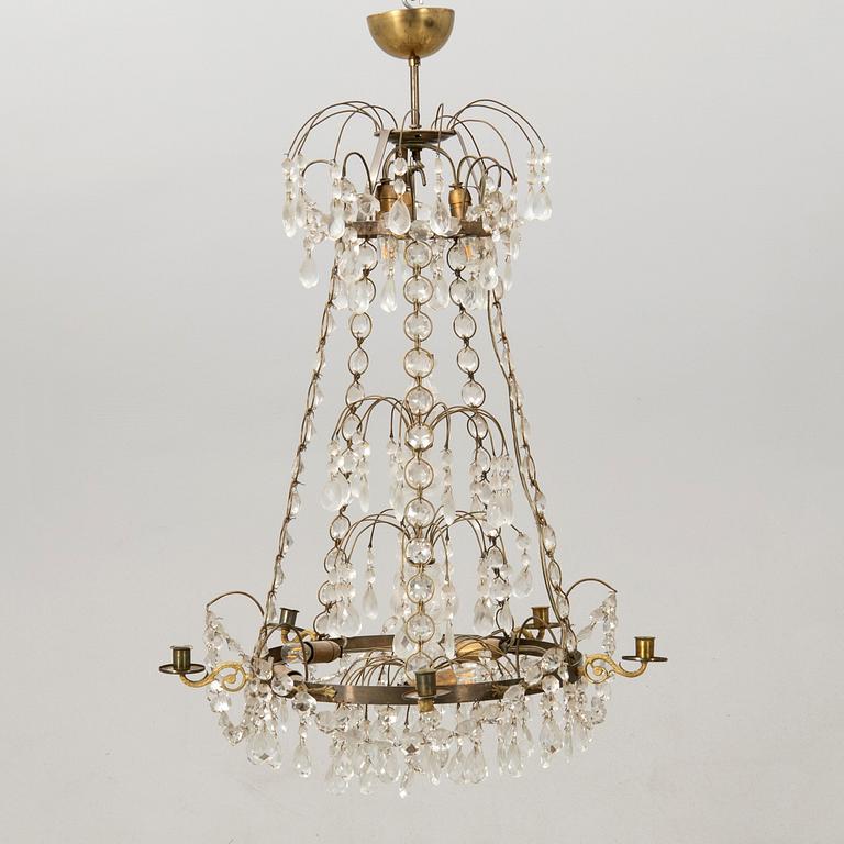 Chandelier, Gustavian style, 20th century.