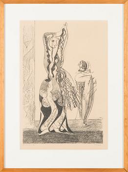 Max Ernst, litografi, signerad och numrerad 164/200.