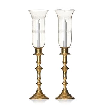 91. a pair of candle holders, first half of 20th century.