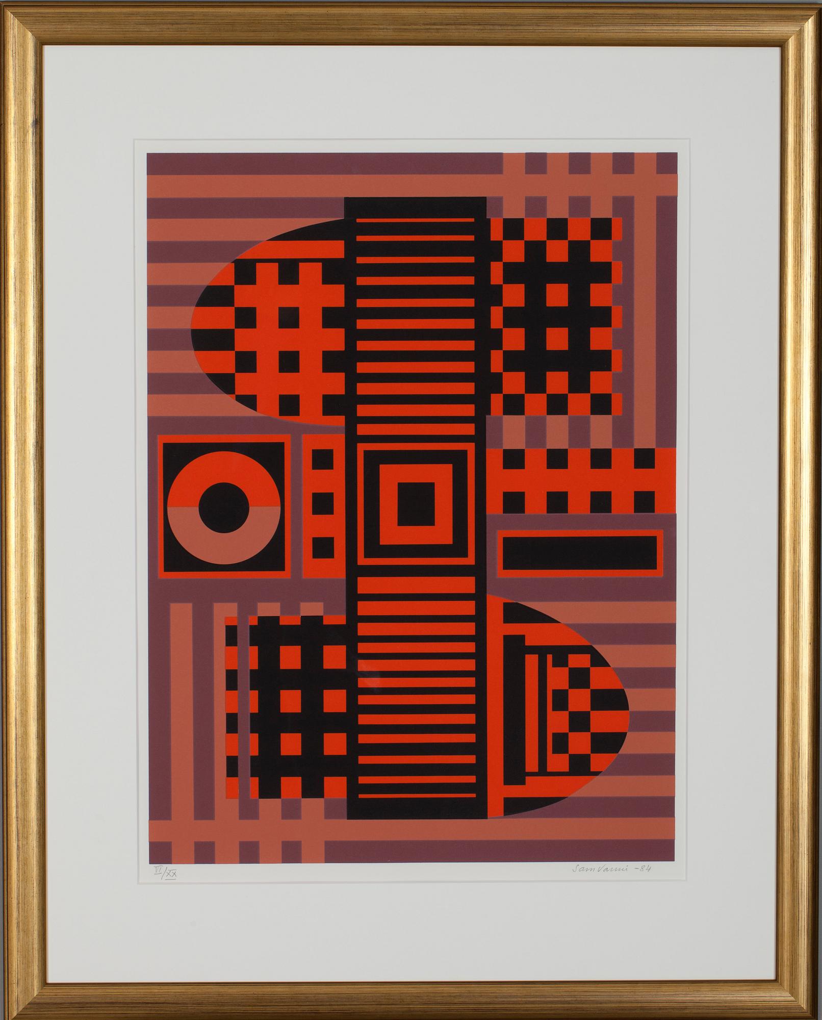 SAM VANNI, serigrafi, sign. o dat.-84, nr VI/XX.