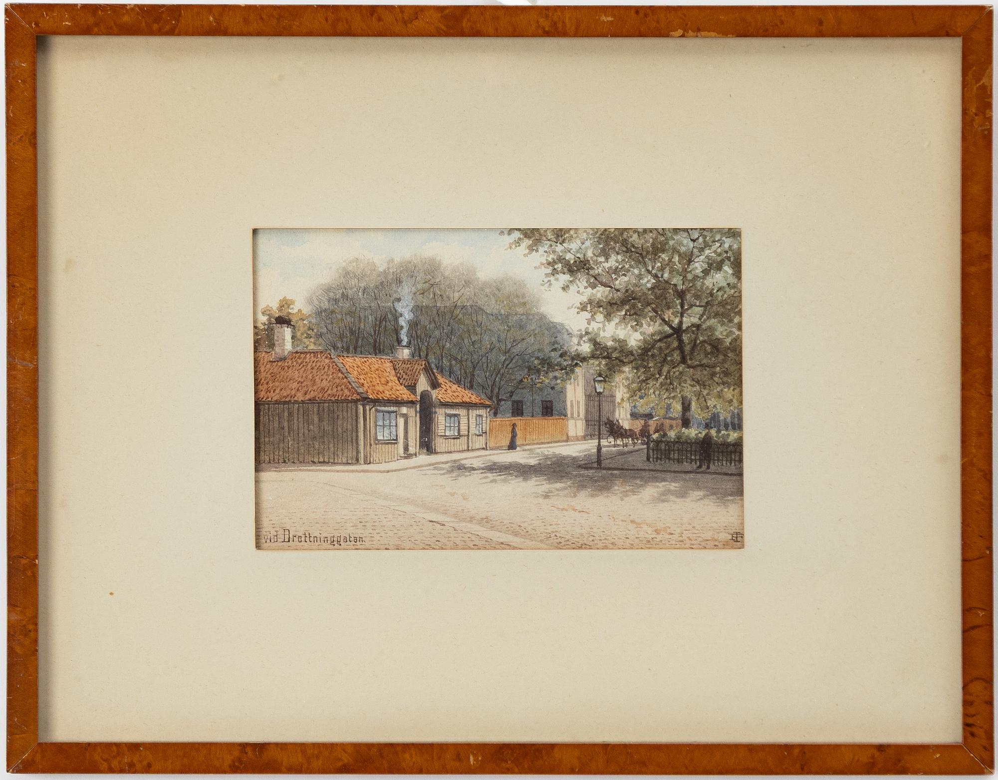 Fredrik Isberg, "vid Drottninggatan".