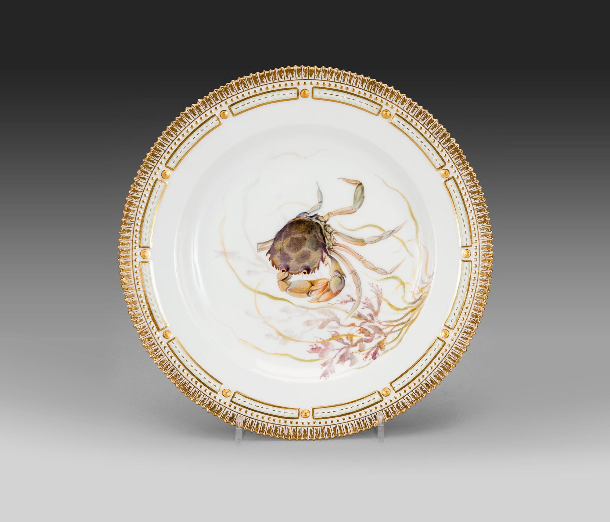 FAT, porslin "Flora Danica", Royal Copenhagen 1962.