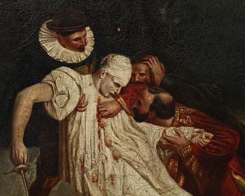 OKÄND KONSTNÄR, olja på duk, 1800-tal.