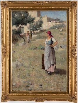 EMILE FRANCOIS MICHEL, olja på duk, signerad Em. Michel.