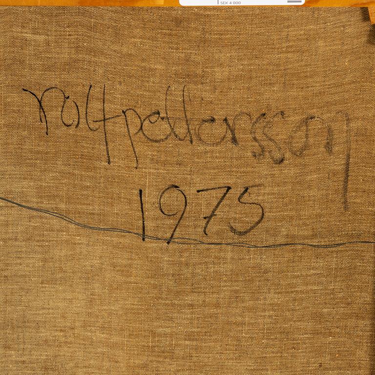 Rolf Pettersson, olja på duk, signerad samt daterad d1975 a tergo.