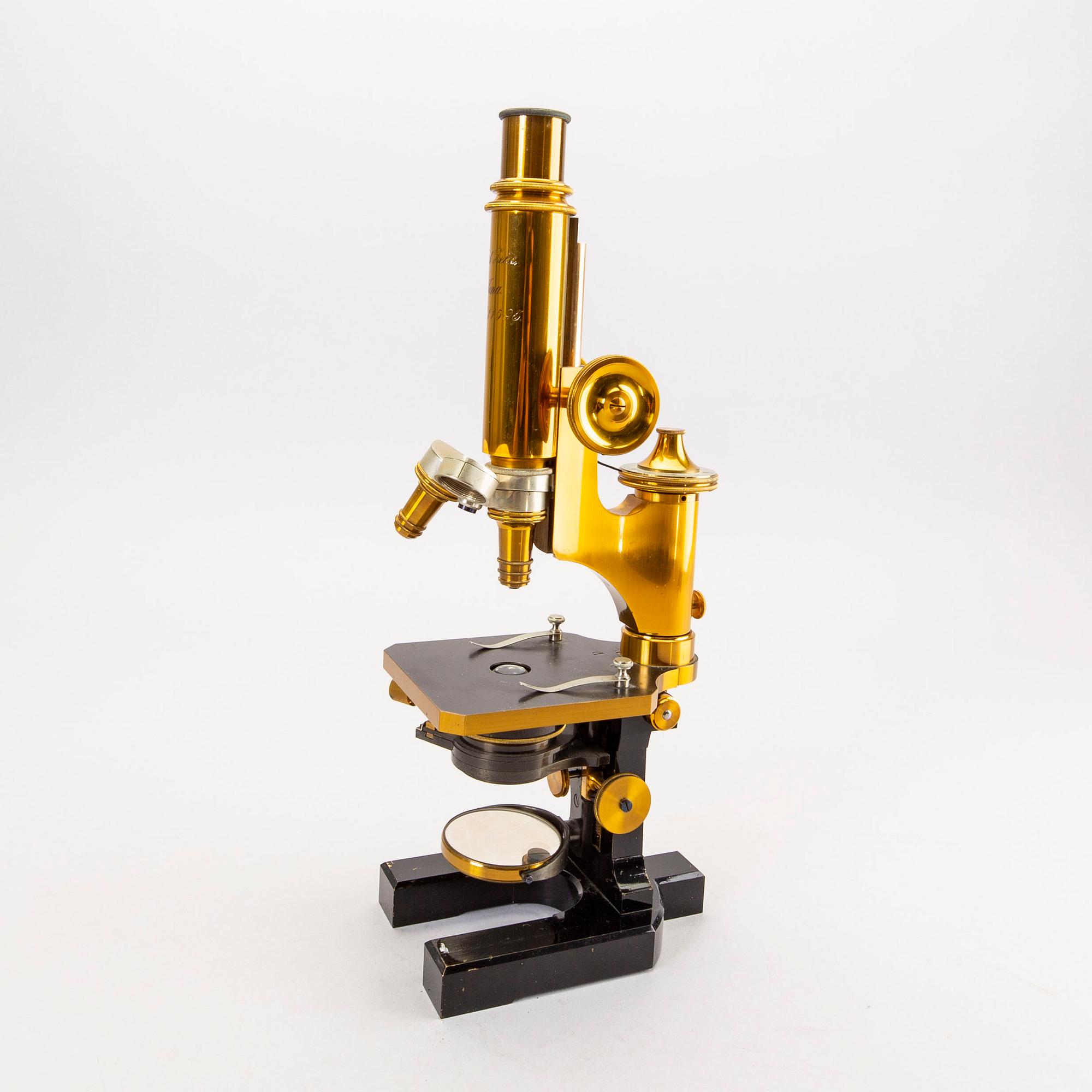A Microscope and a Barograph first half of the 20th century.