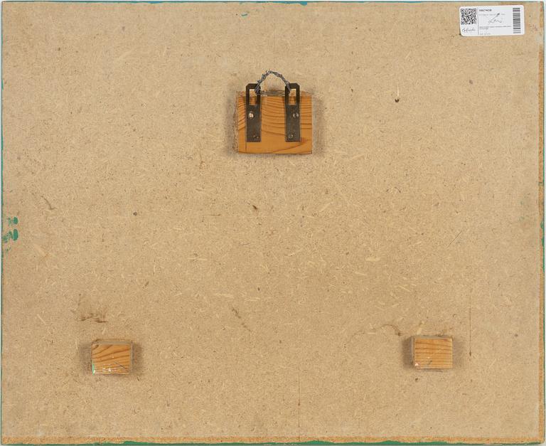 KG Nilson, oil on panel, signed and dated 1973.