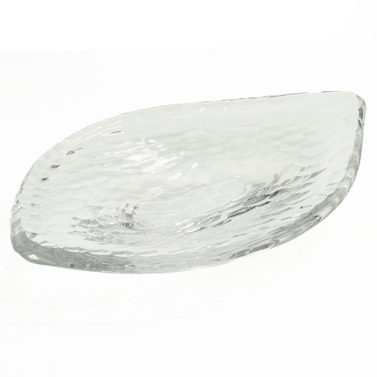 Vicke Lindstrand, glass bowl, Kosta.