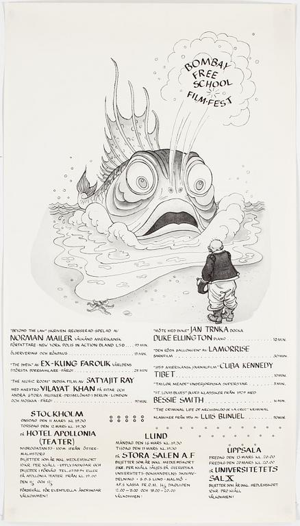 Eight, exhibition posters, from the 1960s - and unward.