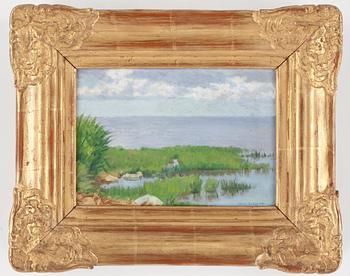 HARALD SALLBERG, olja på pannå, signerad och daterad 1946.