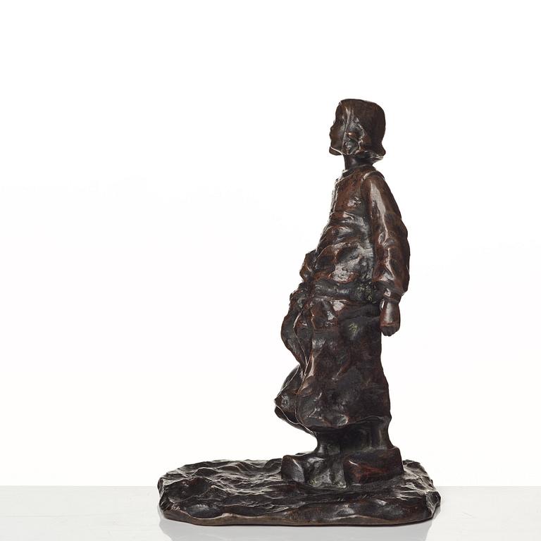 Ruth Milles, sculpture. Signed. Bronze. Height 29 cm.