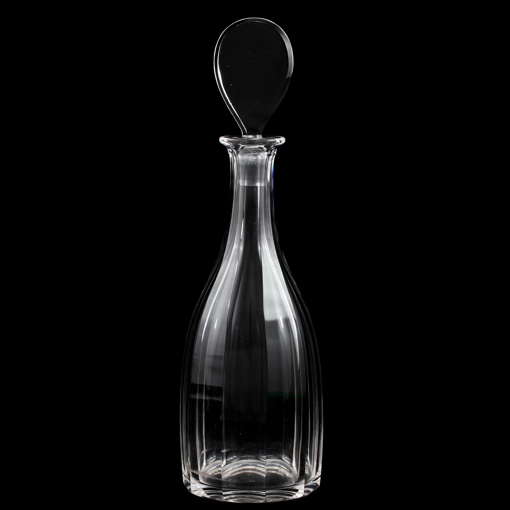 KARAFF, glas, "Karlberg", Elis Bergh, Kosta, 1900-talets andra hälft. .