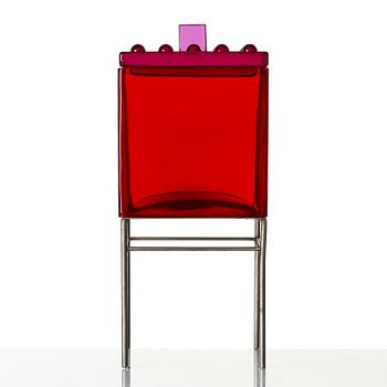 Markku Salo, a unique, 'Kampong' sculpture signed Markku Salo Nuutajärvi Notsjö 1996.