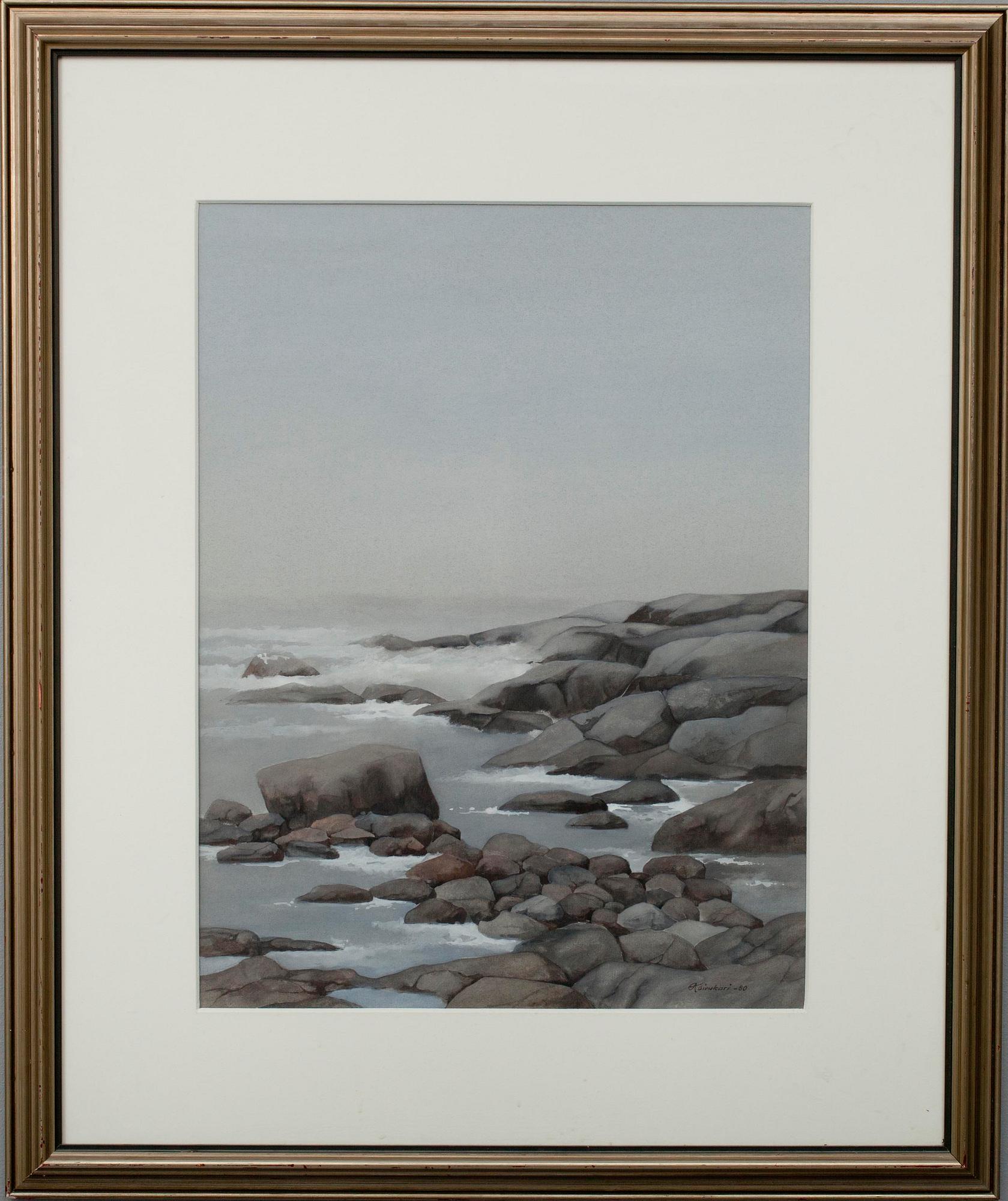 ESKO KOIVUKARI, gouache, sign. och dat. -80.
