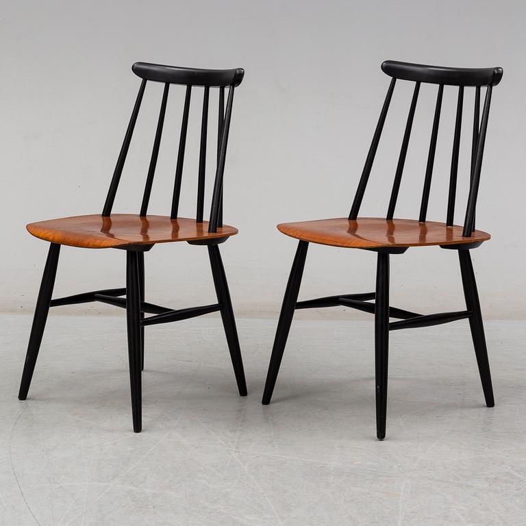 ILMARI TAPIOVAARA, A set of eight Fanett chairs, Edsbyverken 1960.