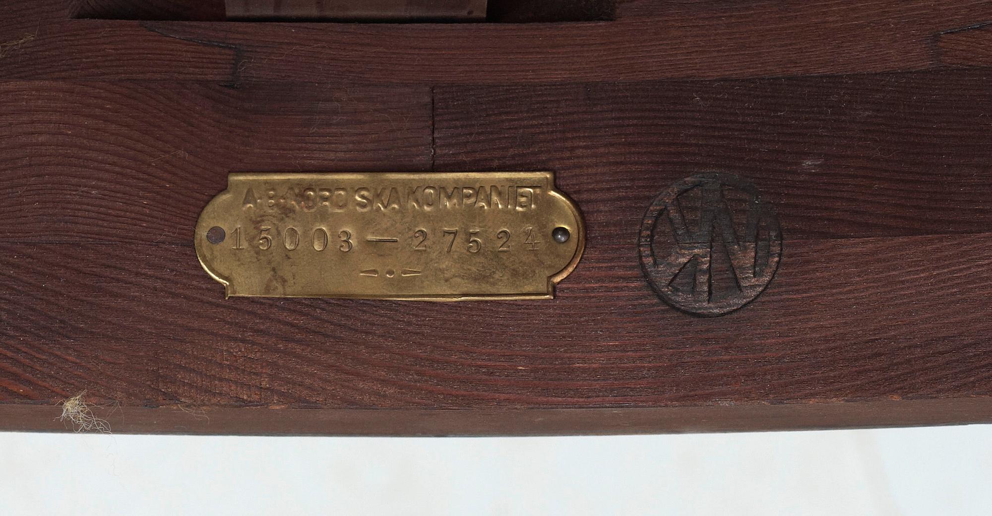 LAMPBORD, gustaviansk stil, NK, 1900-talets första hälft.