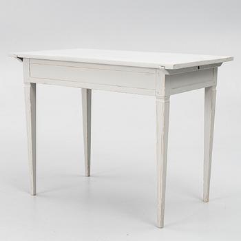 A Gustavian style table, 19th Century.