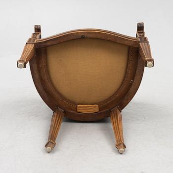 An armchair, Louis XVI style, 20th century.