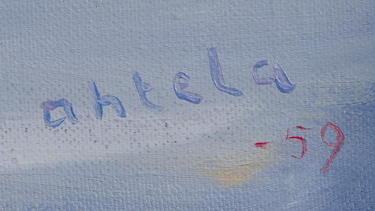 Einar Reuter (H. Ahtela), Yellow landscape.