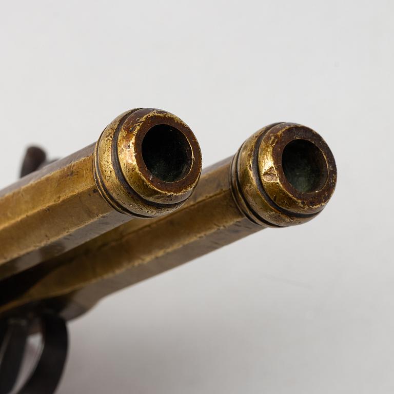 Slaglåspistoler ett par, 1800-talets första hälft.
