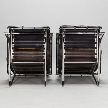 Yrjö Kukkapuro, a pair of 'Remmi' lounge chairs for Haimi, 1970s.