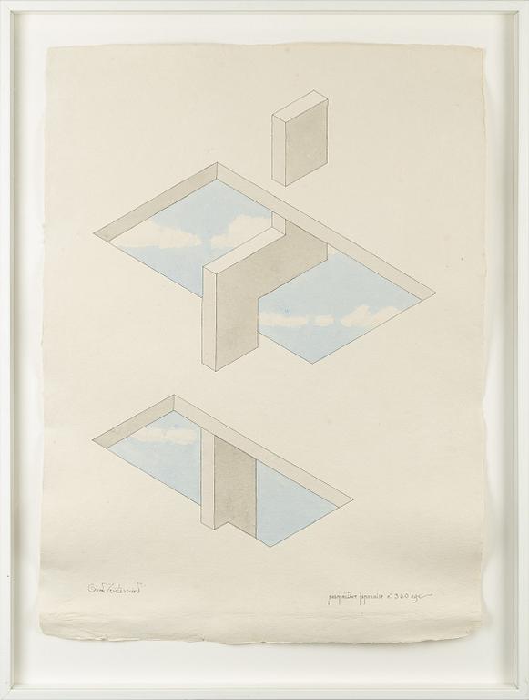 Oscar Reutersvärd, "perspective japonaise no 360".