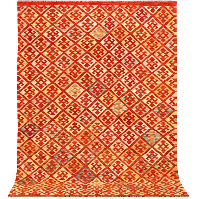 A Kilim carpet, Afghanistan, a. 290 x 207 cm.