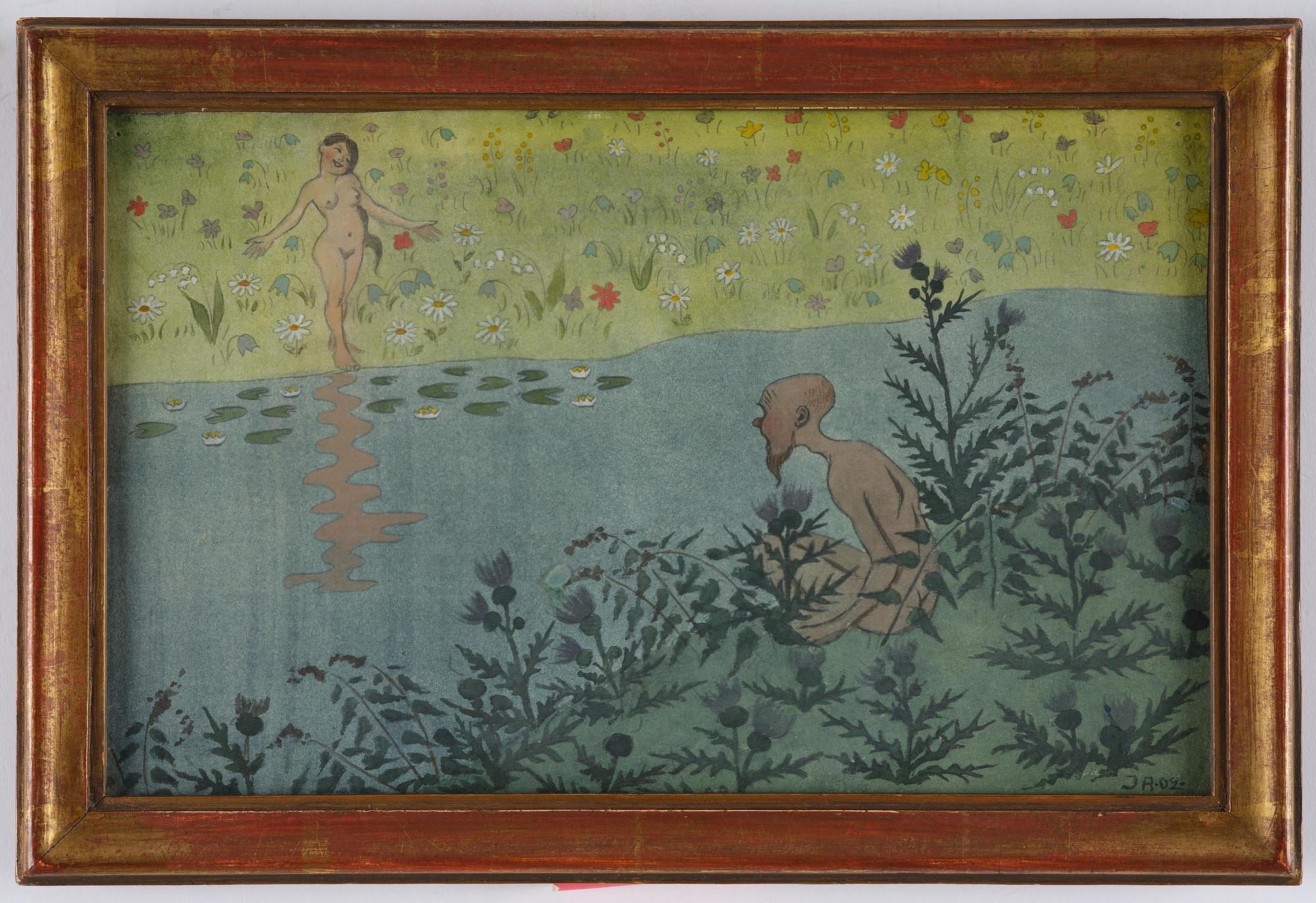 Ivar Arosenius, By the water.