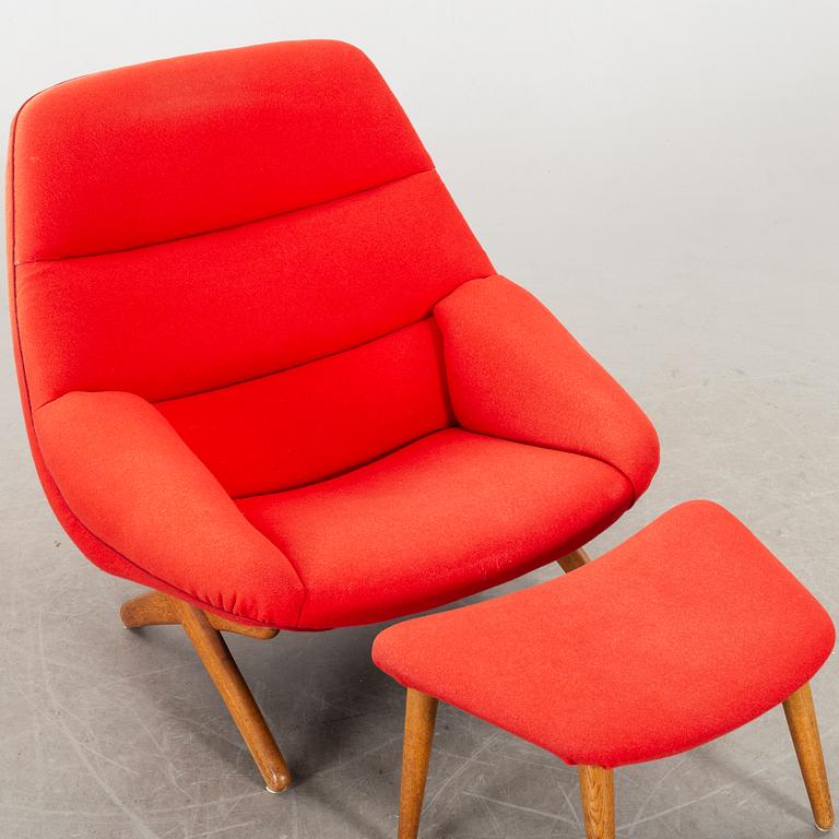 ILUM WIKKELSÖ - EASY CHAIR and STOL, ML-91, 1950'-60 for A Mikael Laursen & Søn, Århus.