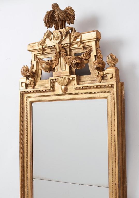 A Gustavian mirror by J. Åkerblad.