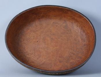 SKÅL, trä, allmoge, märkt 1893.