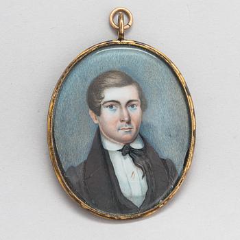 Unknown artist 19th Century. Miniature. Unsigned.