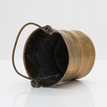 A Holy water holder, presumably 16th-century.