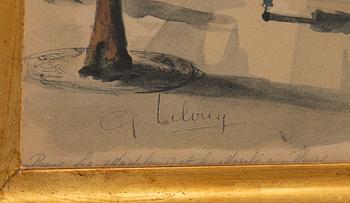 Unknown artist 20th century, 3 pieces Motifs from Paris.