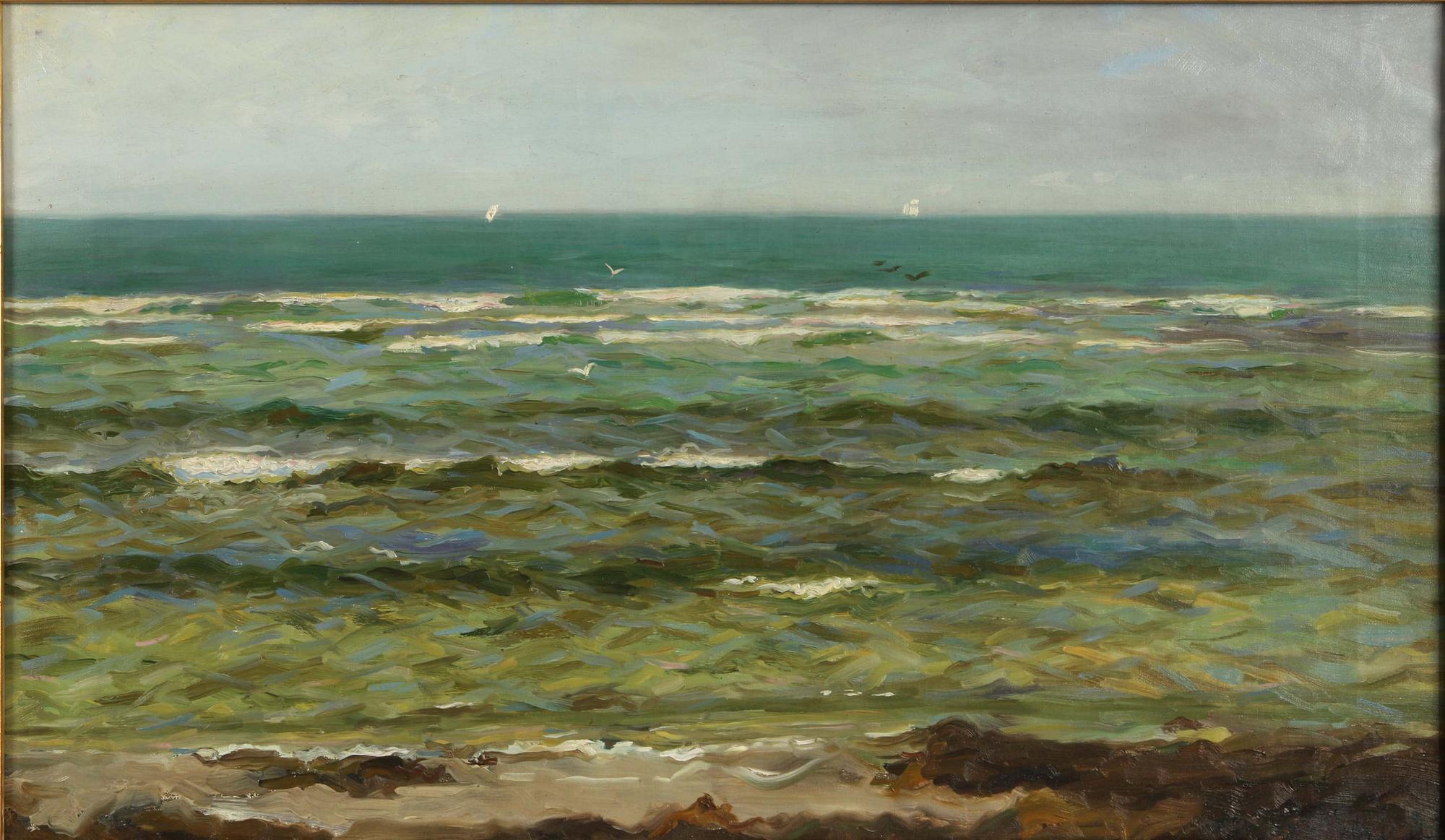 FRITZ KÄRFVE, olja på duk, sign o dat 1908.