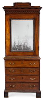 441. An English mahogany cupboard circa 1800.