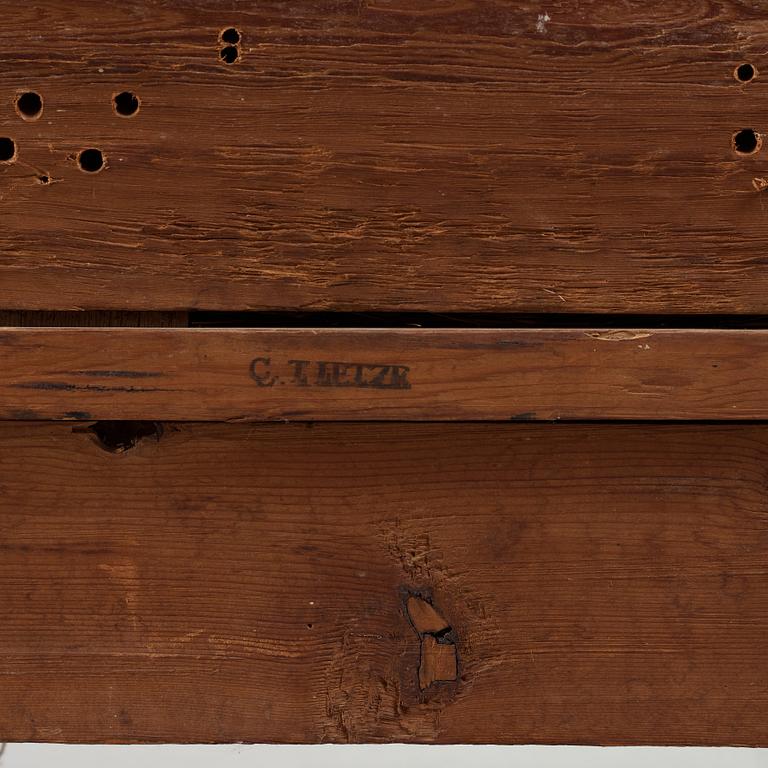 A Swedish Rococo sofa by C Tietze.