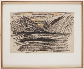 Carl Fredrik Hill, Mountain landscape.
