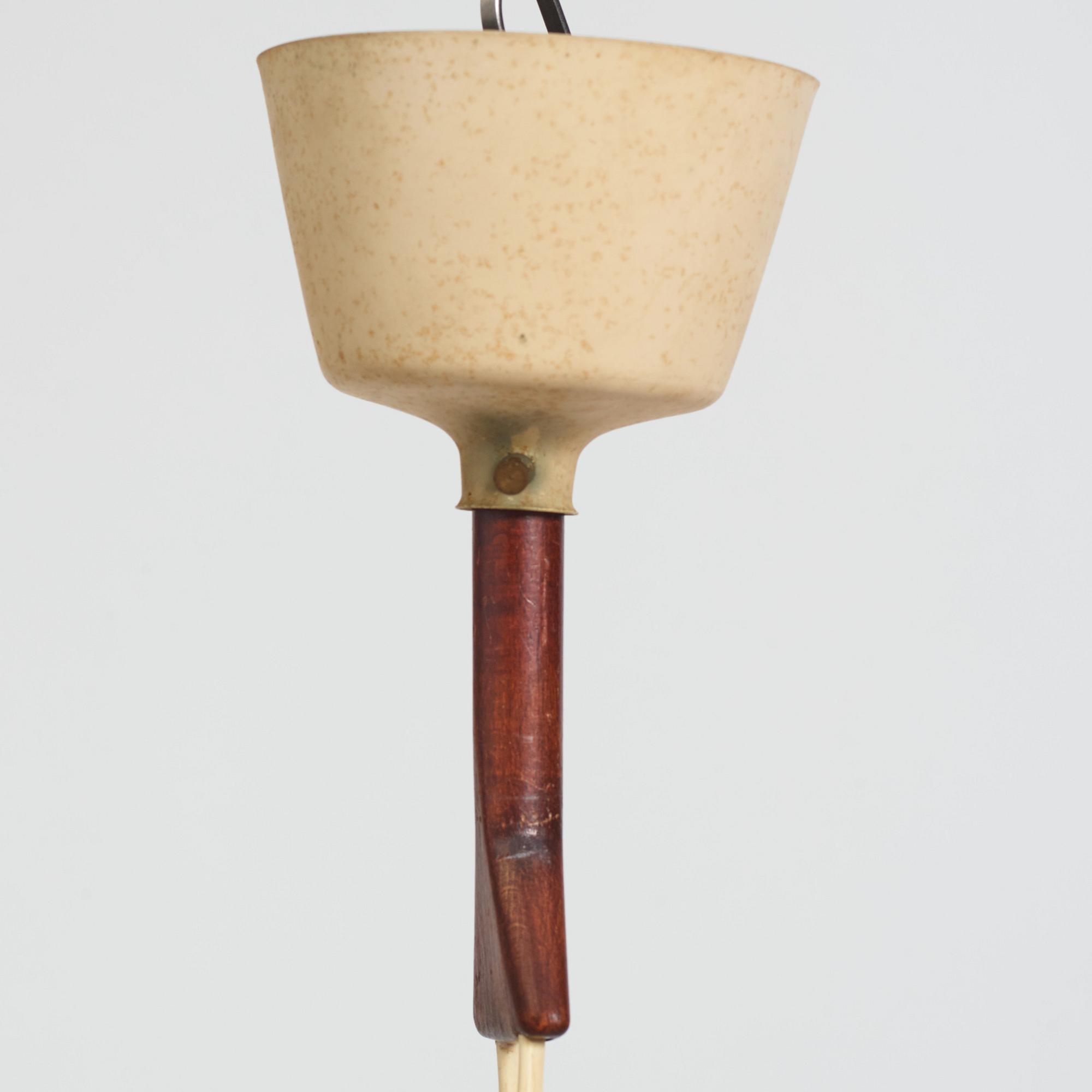 Hans-Agne Jakobsson, taklampa, "S-609" Hans-Agne Jakobsson AB, Åhus, 1950-tal.