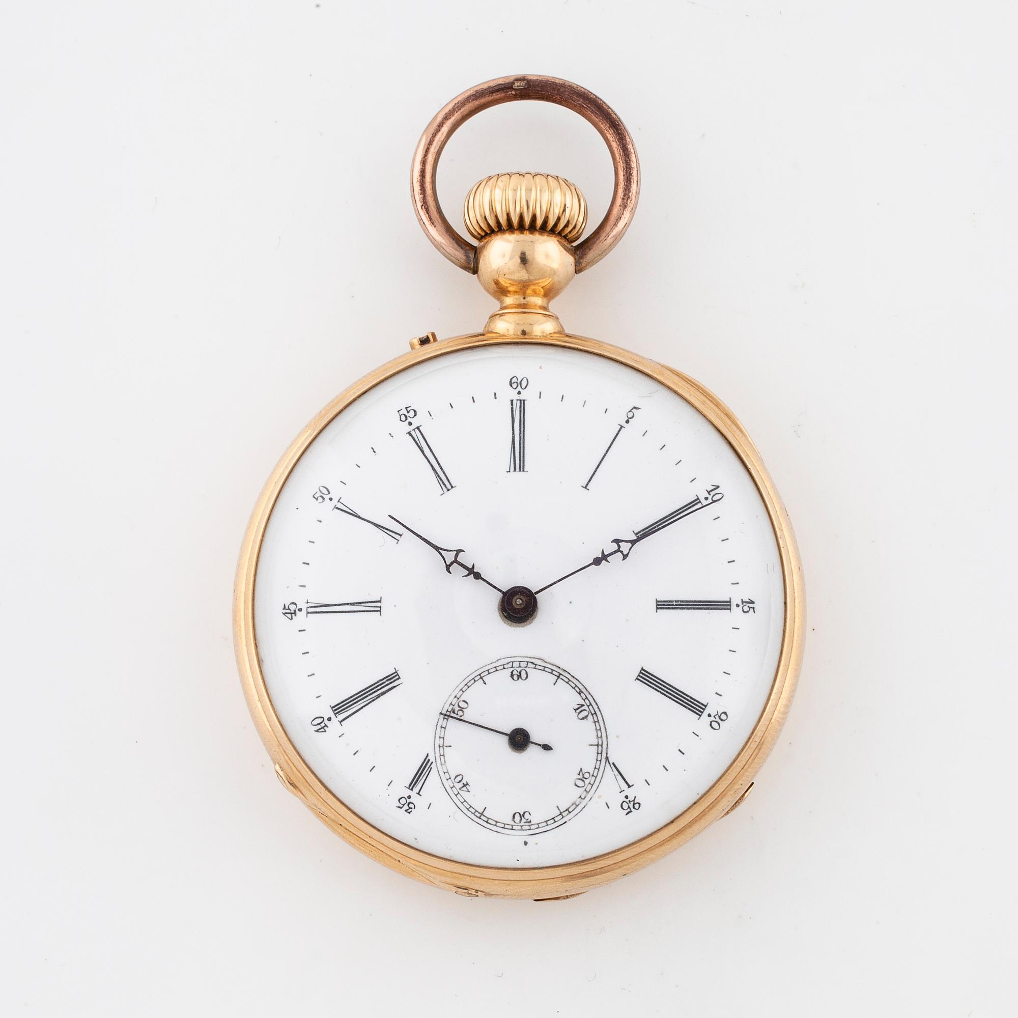 SAVONETTE-UR, Remontoir No 15584, 19 rubis, 43 mm.