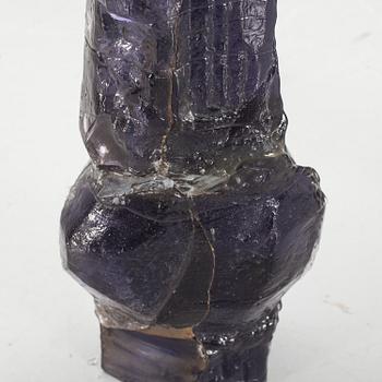 SKULPTUR, glas, Edvin Öhrström, signerad och numrerad 1/9. Utförd 1967.