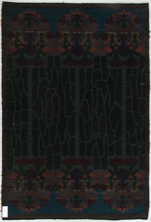 Maria Schwartzberg, rya modell för Finska Handarbetes Vänner. Ca 210 x 145 cm.