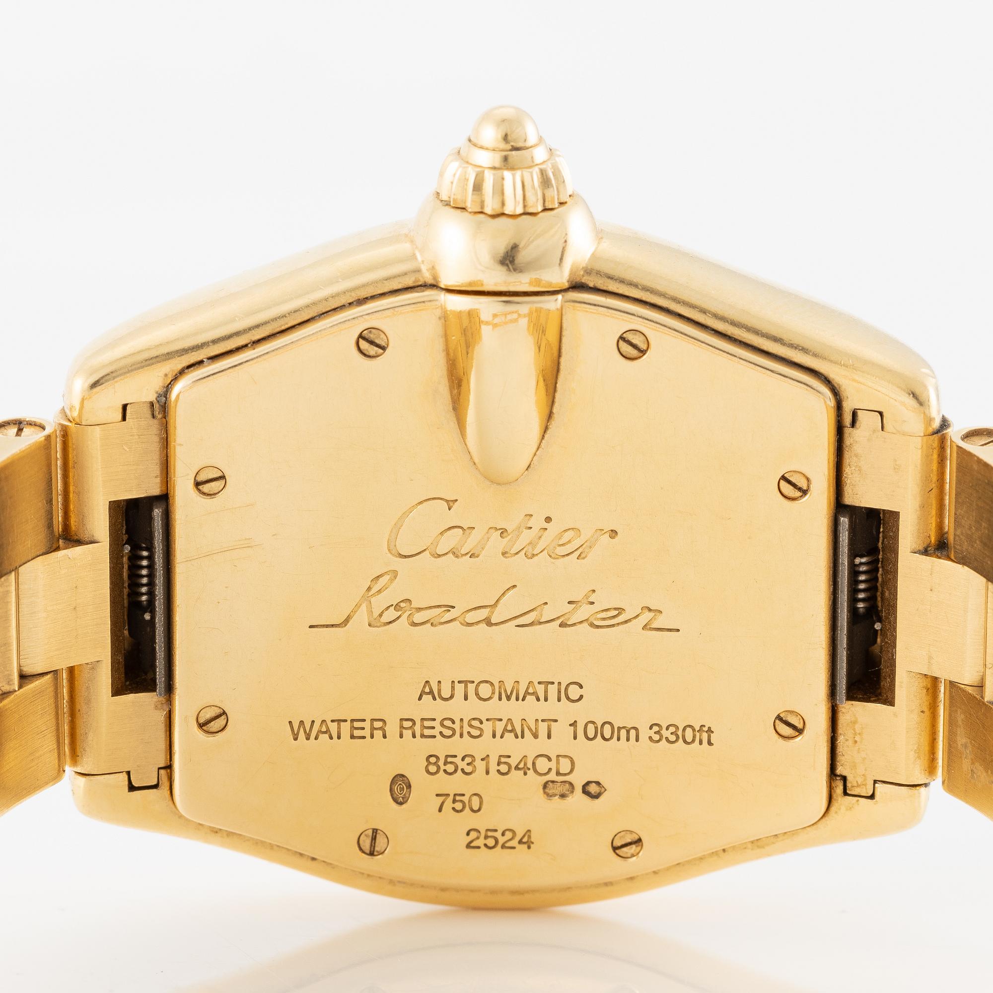 Cartier, Roadster de Cartier, wristwatch, 37 x 44 mm.