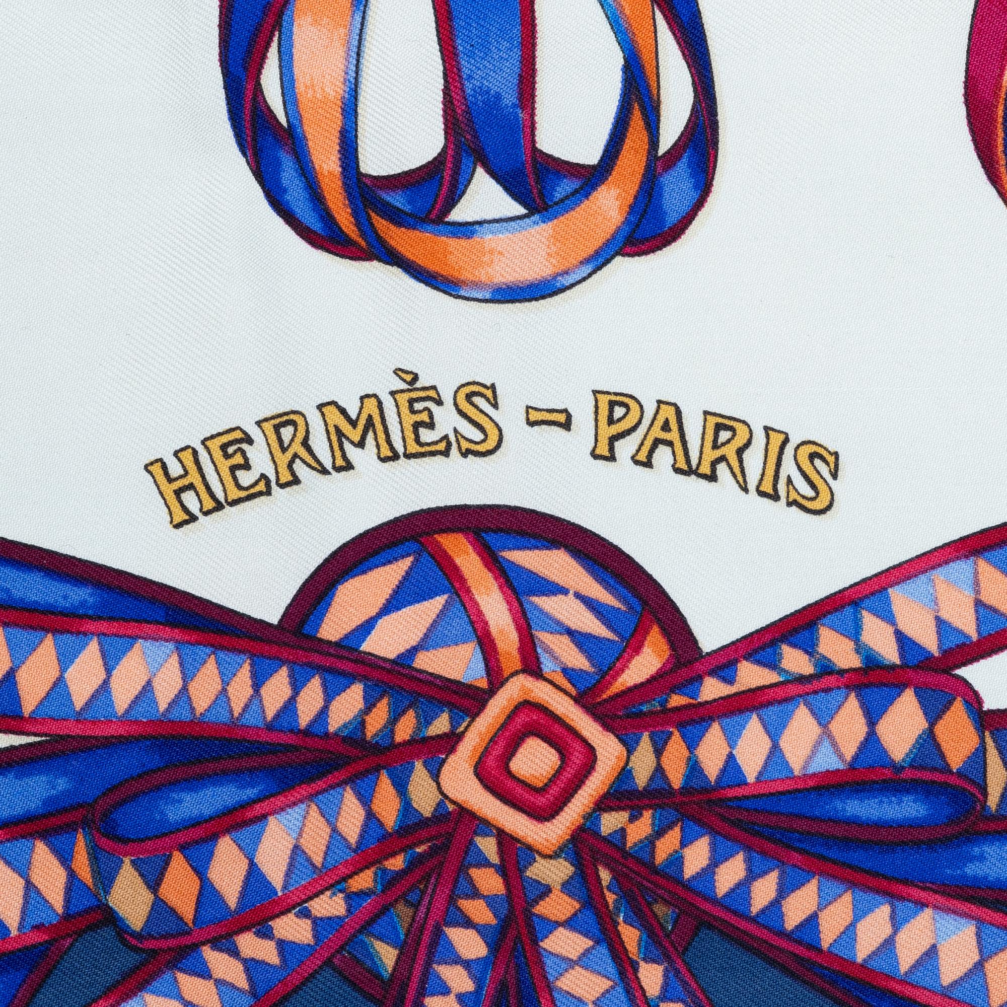 Hermès, scarf, "Les Rubans du Cheval".