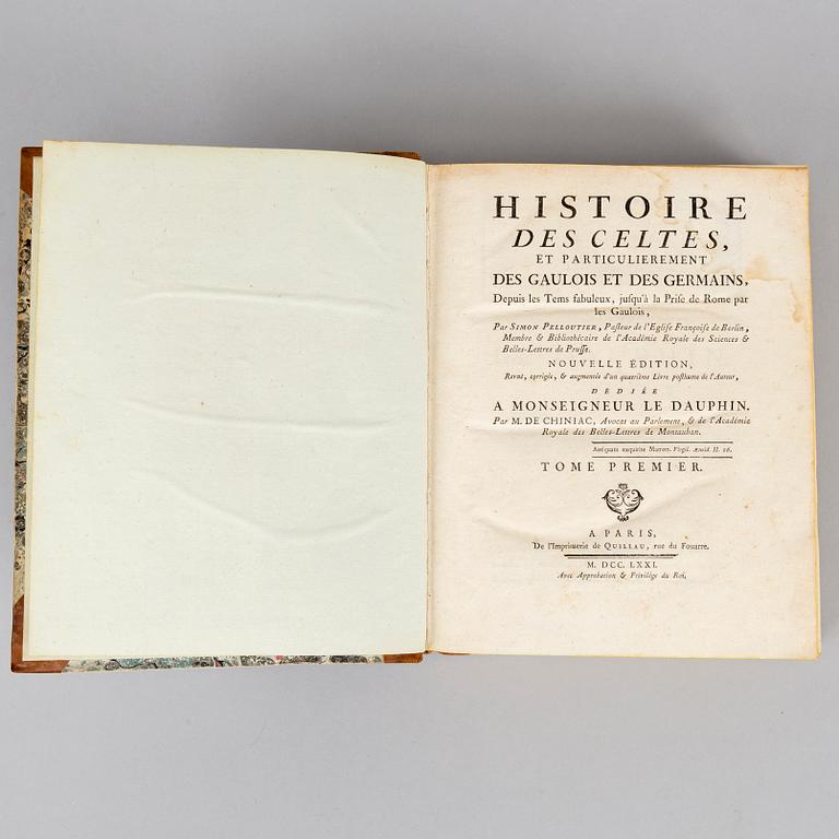 History of the Celts, 1771, provenance: Rääf (2 vol).