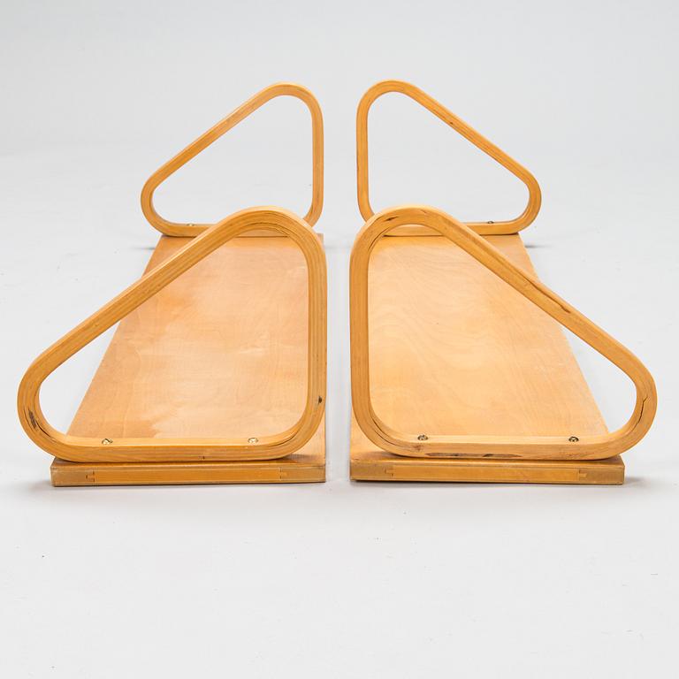 Alvar Aalto,  Two mid 20th Century '112B' shelves for Artek.
