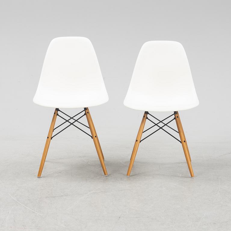 Charles and Ray Eames, stolar, 6 st, "Plastic chair DSW", Vitra,