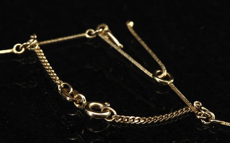 HALSBAND, 18 K guld samt briljant. Lapponia, 1993.