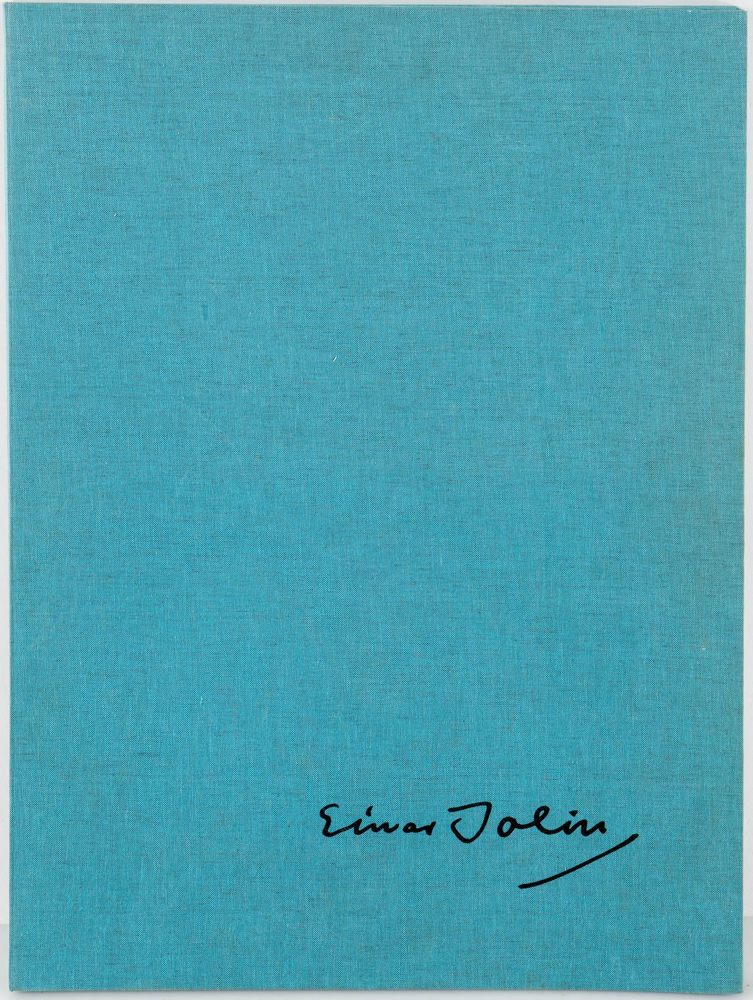 EINAR JOLIN, Mapp med 10 st Färglitografier, signerade ocg numrerade 21/360. Ramade. Mappen medföljer.